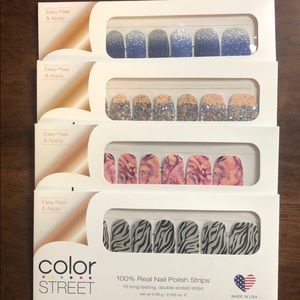 Color street nail polish strips